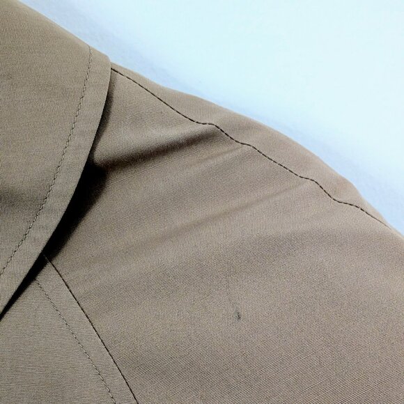 Lands End Insulated Trench Coat EUC Sz 8 - Picture 3 of 7